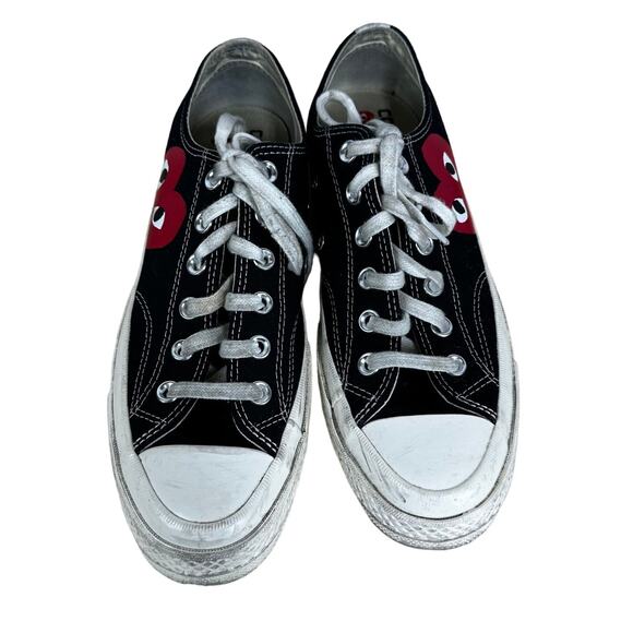 Comme des Garcons Play x Converse Women's Chuck Taylor All Star Size 7 Used - Picture 5 of 8